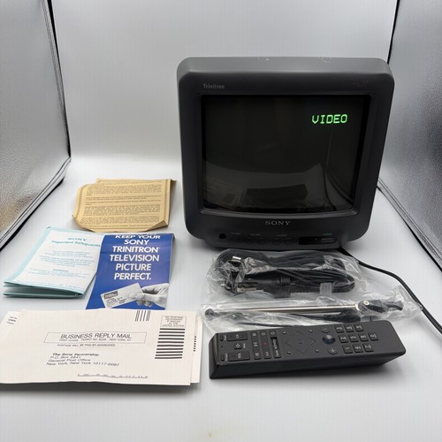 Vintage sony trinitron tv a - vintage,