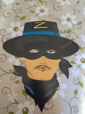 MASCHERA CARNEVALE IN CARTONE ANNI 60/70 - MASK VINTAGE-ZORRO
