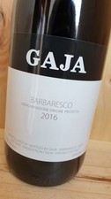 Bottiglia Gaja barbaresco 2016