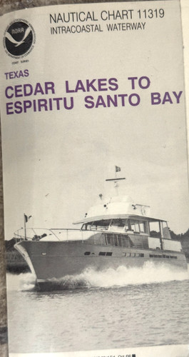 Carta nautica texas - texas, cedar