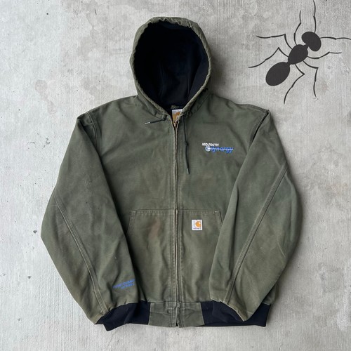 Carhartt j131 grn green hooded - j131,