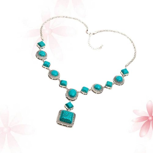 Collana vintage verde - , in