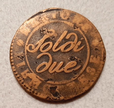 REPUBBLICA PIEMONTESE TORINO (1798-1799) - 2 SOLDI A.9 - CONTORNO RIGATO - RARA