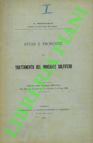Monticolo studi e - -,