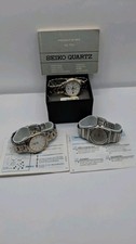 3 orologi al quarzo Seiko -