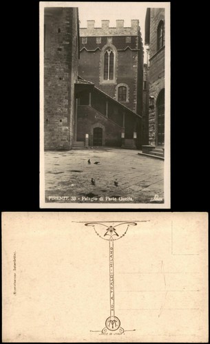 Cartolina firenze palazzo - firenze, di