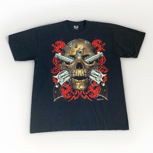 Wild skull pistols t - wild, &