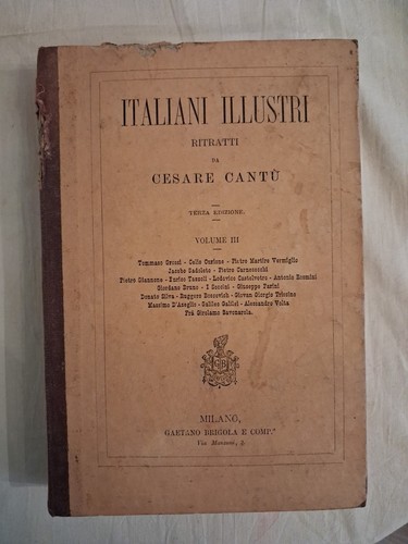 Libro italiani illustri - italiani,