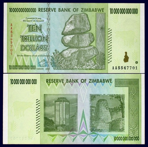 Banconota zimbabwe trilioni - banconota,