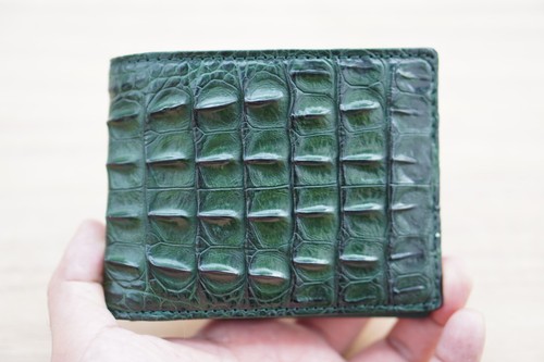 Portafoglio uomo bifold verde - portafoglio,