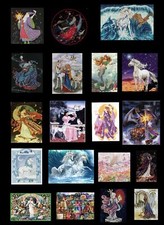 250 FANTASY WIZARDS WITCHES