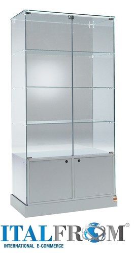 Vetrina con top cristallo - in,