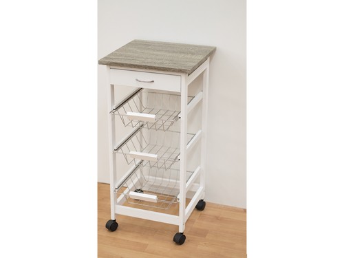 Carrello cucina legno - carrello, in