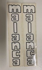 COPPIA ADESIVI LOGHI FORCELLA MALANCA 125 150 OB-ONE AD770197