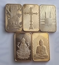 Lingotti 5x1 grammo d'oro 24 kt