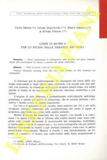 BRONZI Paolo - MAGUGLIANI Cesare - SAROGLIA Marco - TIBALDI Ettore - Linee di r