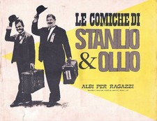 FACSIMIL IMPRESO ALBUM LE COMICHE DI STANLIO Y OLLIO EDISPORT 1972,COMPLETO