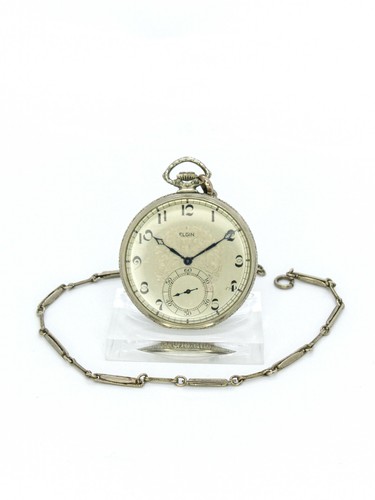 Elgin 14ct orologio tasca - orologio, da