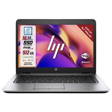 Notebook Pc Portatile HP840 G3 14" i7-6600u 16Gb 512Gb W10+Finger Ricondizionato