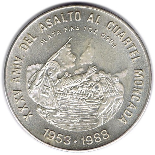 Caribe pesos onza plata - onza, de