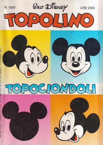 Topolino 1929 15 novembre - 1929,