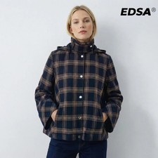 Giacca Donna Quadri Elegante