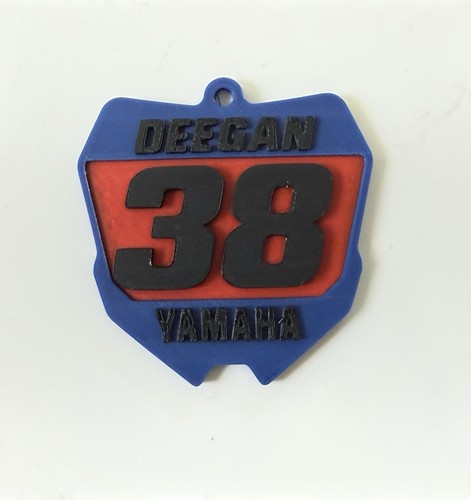 Portachiavi targa deegan - portachiavi, 38