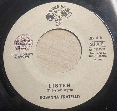 Rosanna fratello listen - rosanna,