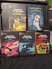 Lotto 5 De Giovanni  BASTARDI PIZZOFALCONE PANE GELO METODO COCCODRILLO EINAUDI 