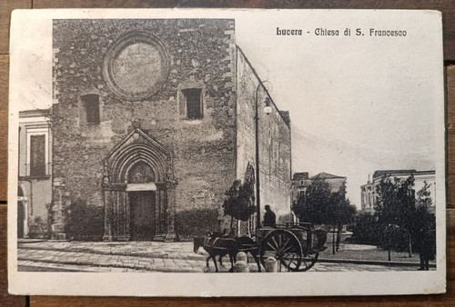 1915 lucera chiesa - 1915, in