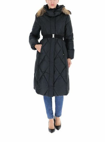 Piumino nero cammello - piumino,