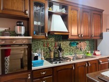 Cucina In Legno di ciliegio,usata ma tenuta bene, 3 metri 