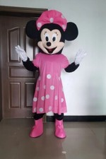 Costume mascotte rosa Minnie