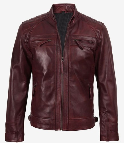 Giacca biker uomo - vera, pelle