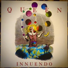 Queen Innuendo Parlophon EMI Label First Press Italia 1991 Exc/Exc Rare!