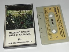 MUSICASSETTA MASSIMO RANIERI - ERBA DI CASA MIA 1972  CGD