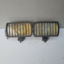 Coppia Fanali Fendinebbia Con Grigia Sacex Vetro Giallo Suv Supplementari 