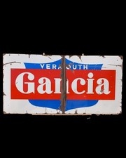 insegna smaltata XXL GANCIA 200x100 cm