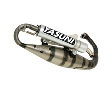 Scarico YASUNI Carrera 16 alluminio, per Yamaha BWs, MBK Booster Tuning Scooter