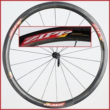 ZIPP VCLC CARBONIO 700C RUOTA ANTERIORE TUBOLARE VINTAGE VECCHIO 28 CERCHIO ALTO PROFILO