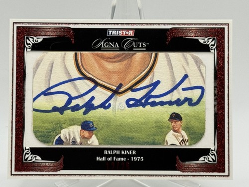 Autografo ralph kiner 2008 - autografo,