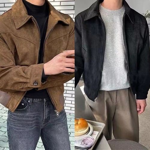 Giacca nera uomo - , cropped