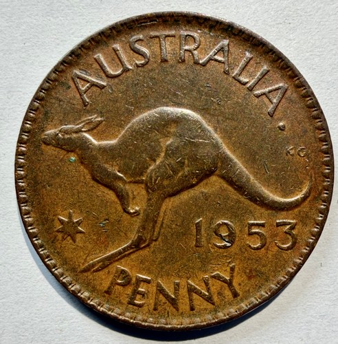 Penny australia 1953 serif - penny,