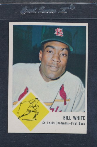 1963 fleer 063 bill white - fleer,