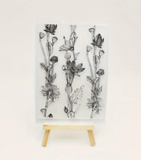 fiori timbri trasparenti bordo