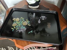 40cm Black Lacquered Serving