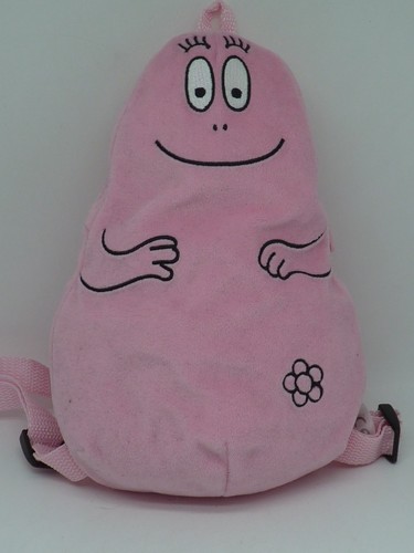 Sac dos peluche barbapapa - peluche,