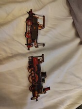 Lotto 2 FIGURINE PLASTECO -  TRENINI. RETRO BIANCO