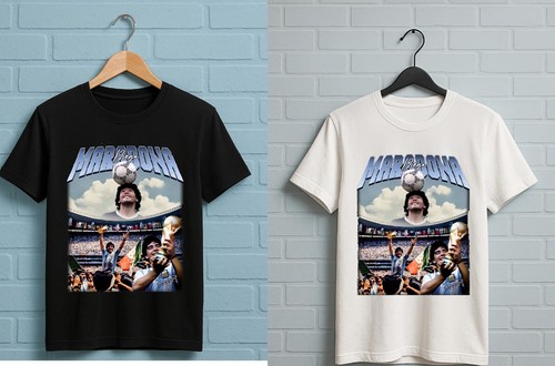 Shirt diego maradona napoli - t-shirt,