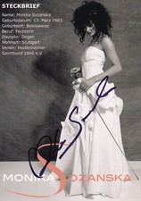 Autografo - Monika Sozanska (scherma)